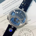 LADY ARPELS LOVER BRIDGE BLACK CROCODILE