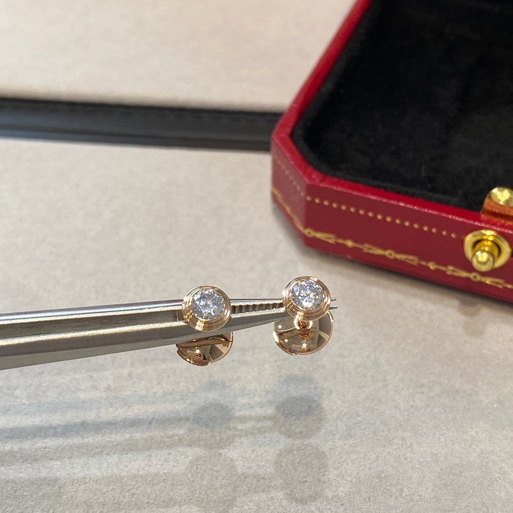 CARTIER DAMOUR DIAMOND EARRINGS