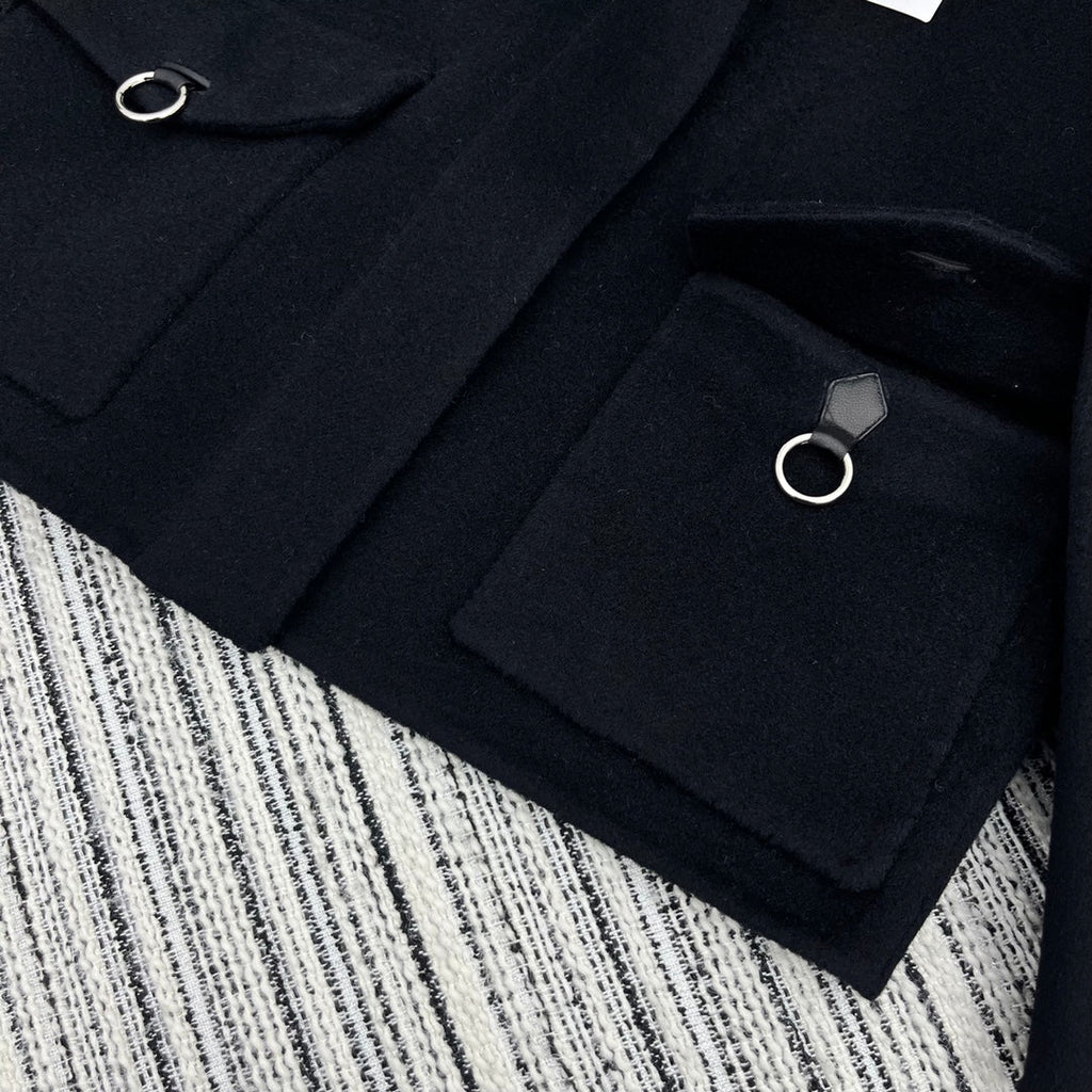 HERMES 25S DOUBLE-FACED CASERE JACKET 381