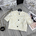 DIOR 25S CROPPED JACQUARD JACKET 795