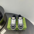 GUCCI Screener With Web Neoprene Low Top Sneakers Black