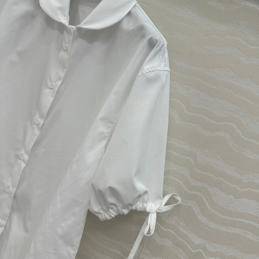 PRADA FASHION WHITE SHIRT 263951
