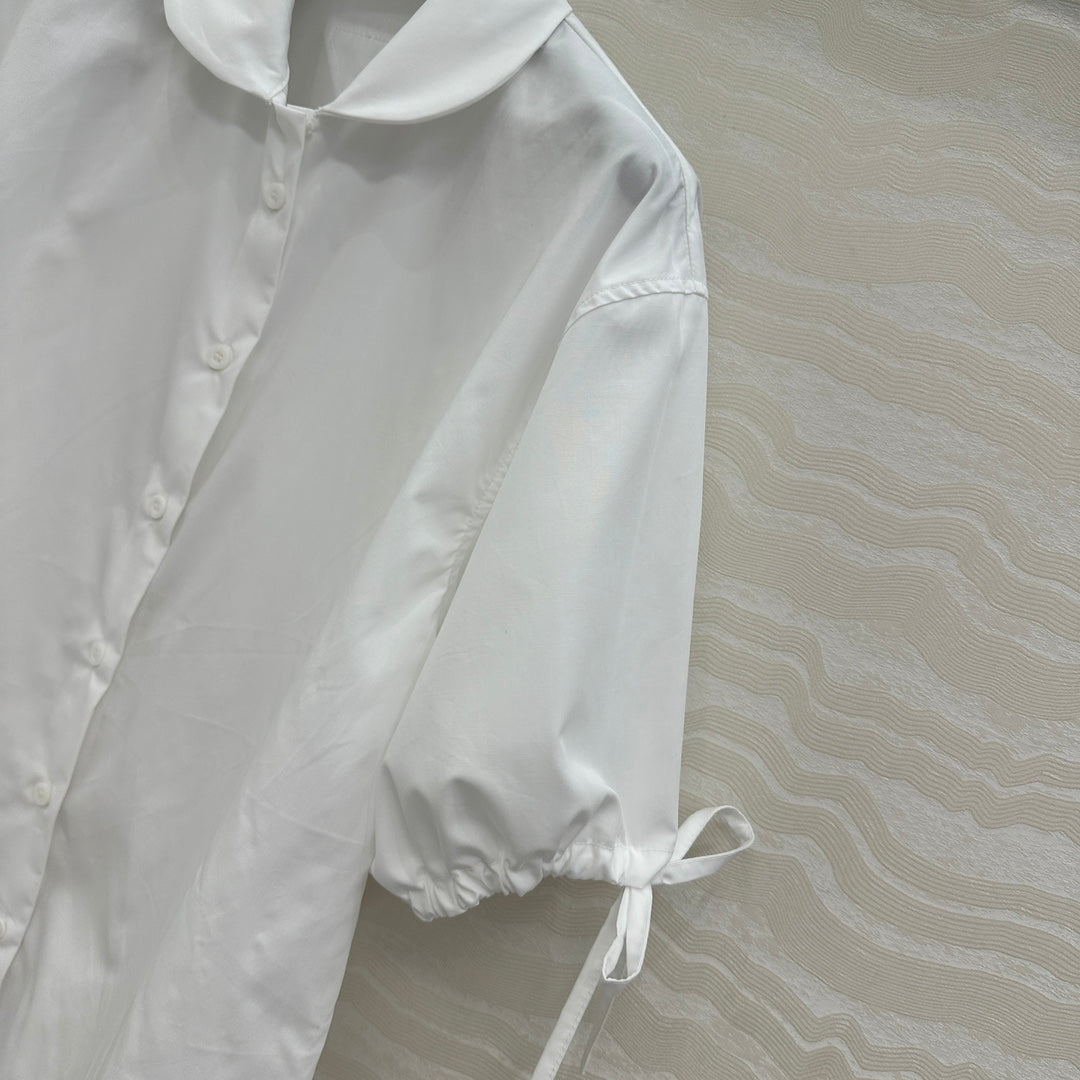 PRADA FASHION WHITE SHIRT 263951
