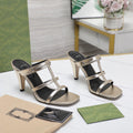 GUCCI SLIM HORSEBIT SLIDE SANDAL LIGHT YELLOW