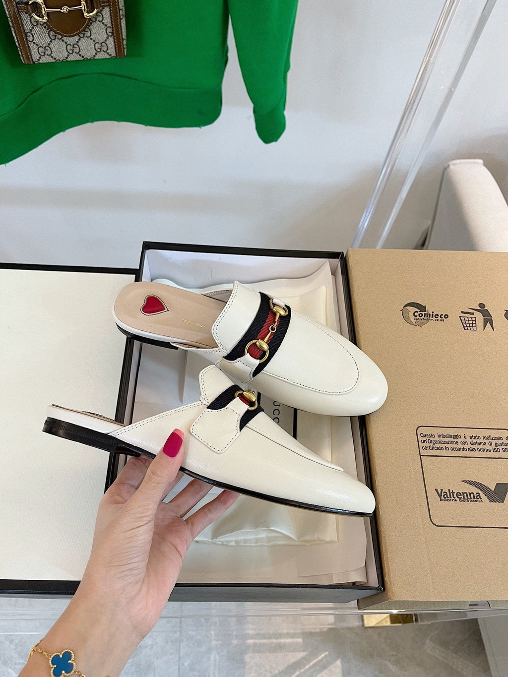 GUCCI SLIPPER PRINCETOWN BEIGE