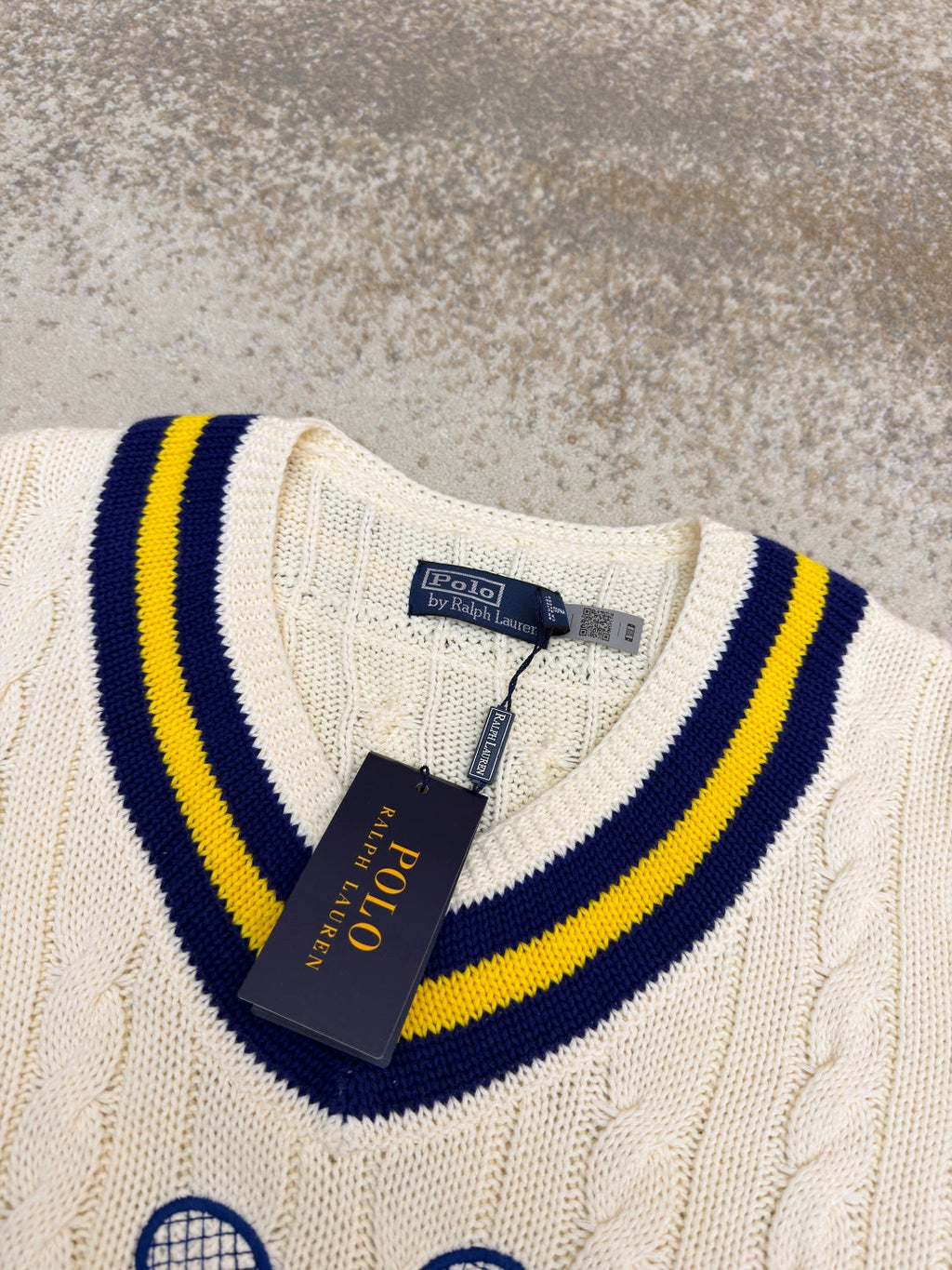 RALPH LAUREN 25S KNITTED TENNIS SWEATER 266