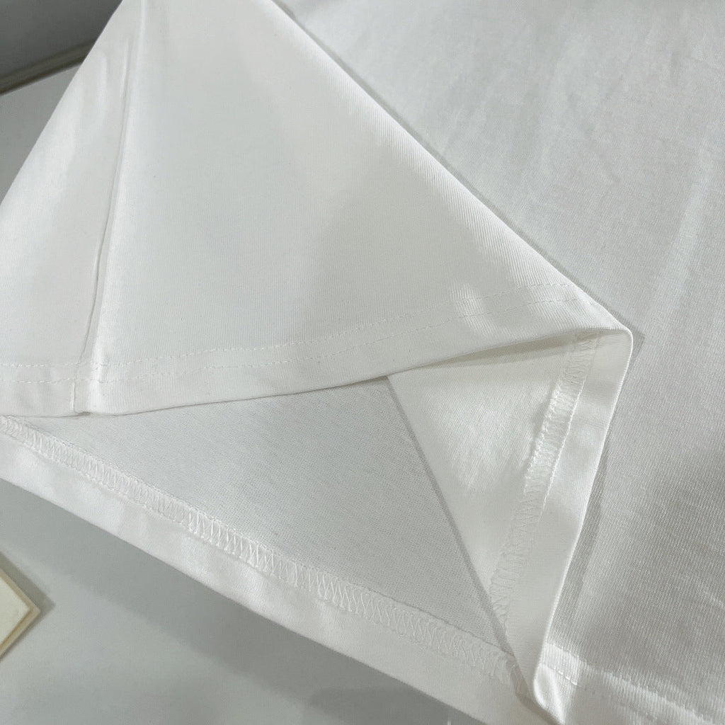 LOUIS VUITTON T-SHIRT WITH LV SILK SCARF IN JERSEY FABRIC 265970
