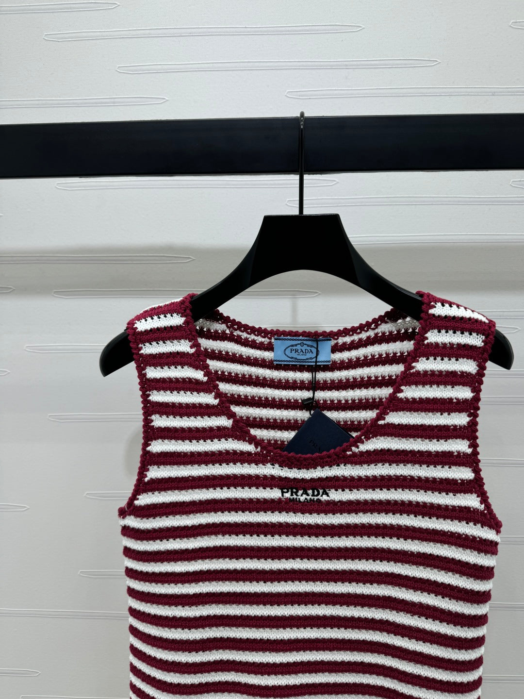 PRADA D 25S STRIPED SWEATER 264183