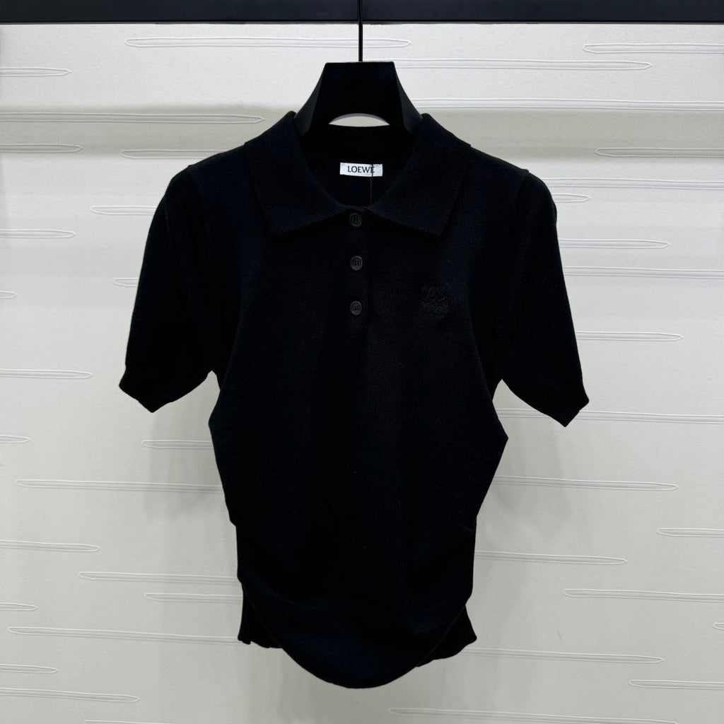 PRADA D 25S SHORT SLEEVE KNIT TOP 264123