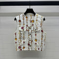 LOUIS VUITTON LV PATTERNED DENIM BLAZER 269436