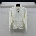 LOUIS VUITTON LV ZIP-UP LONG-SLEEVE KNIT CARDIGAN 274960