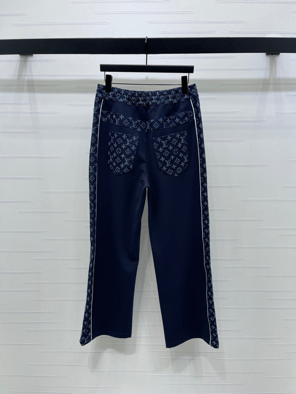 LOUIS VUITTON LV 25S PATCHWORK STRAIGHT-LEG DENIM JEANS 0127