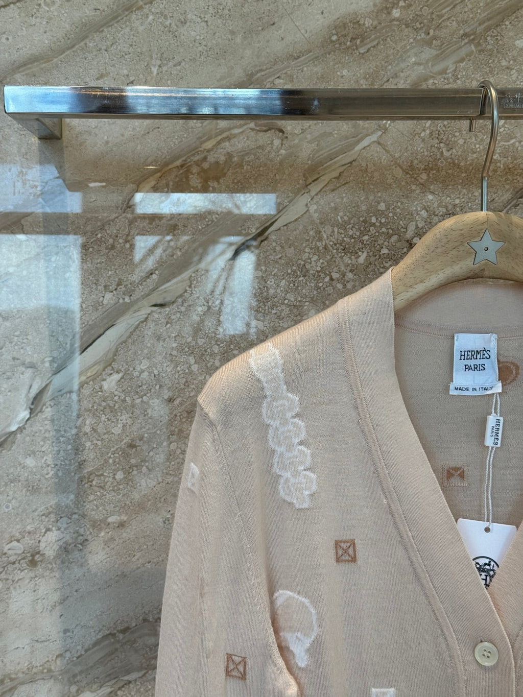 HERMES 25S CARDIGAN SWEATER 001