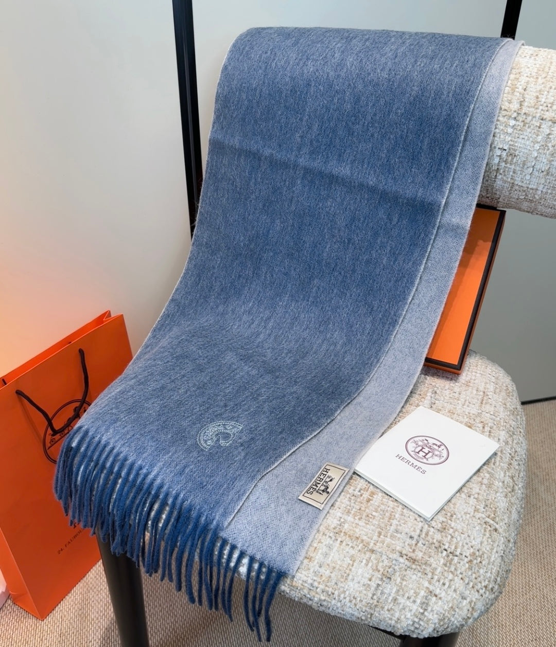 HERMES HERMES 25S SCARF 190 IN CASERE 854637