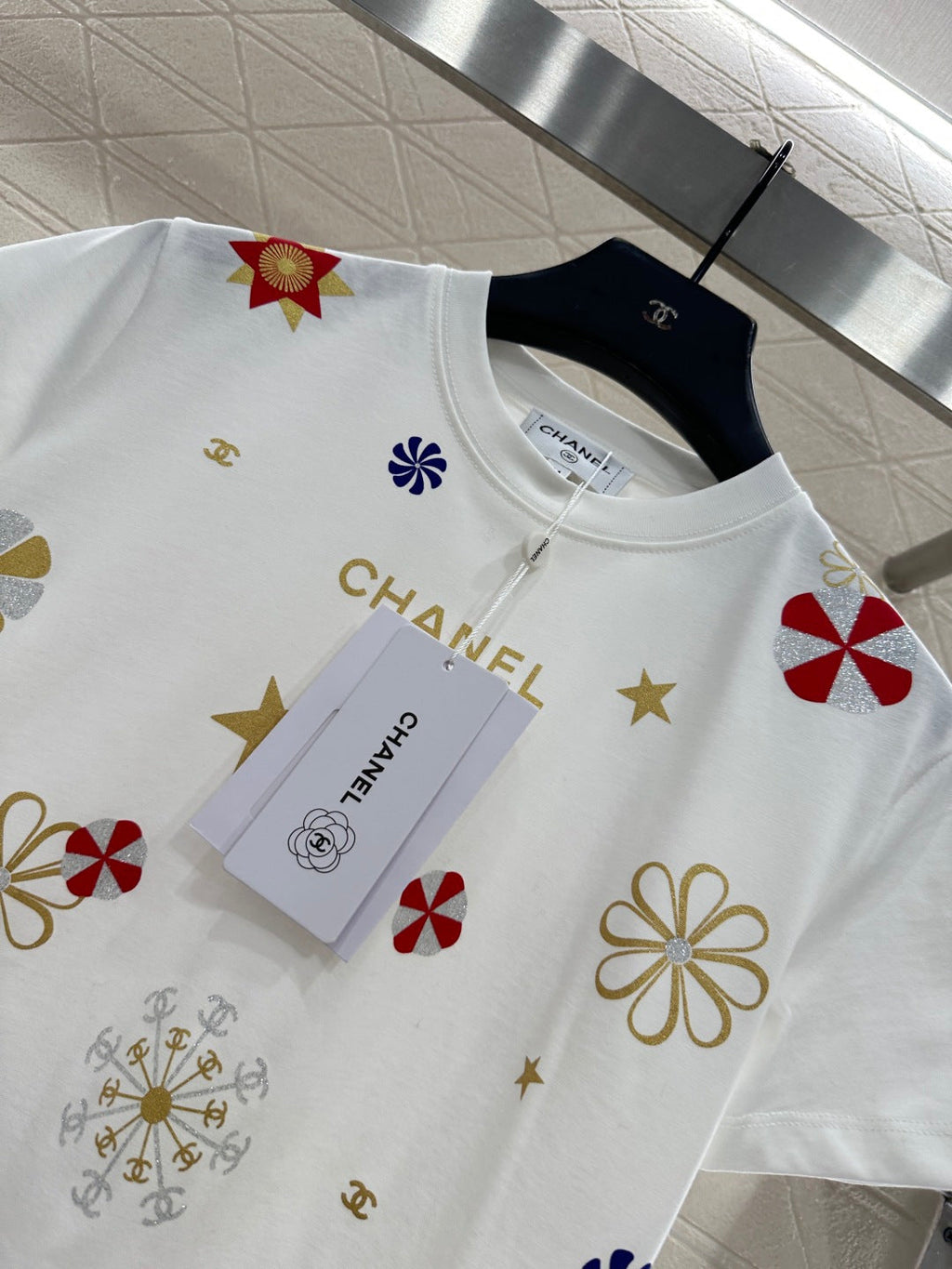 CHANEL 25S PRINTED T-SHIRT 650