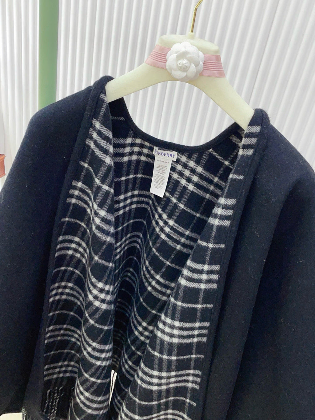 BURBERRY 25S DOUBLE-FACED CASHMERE COAT 207