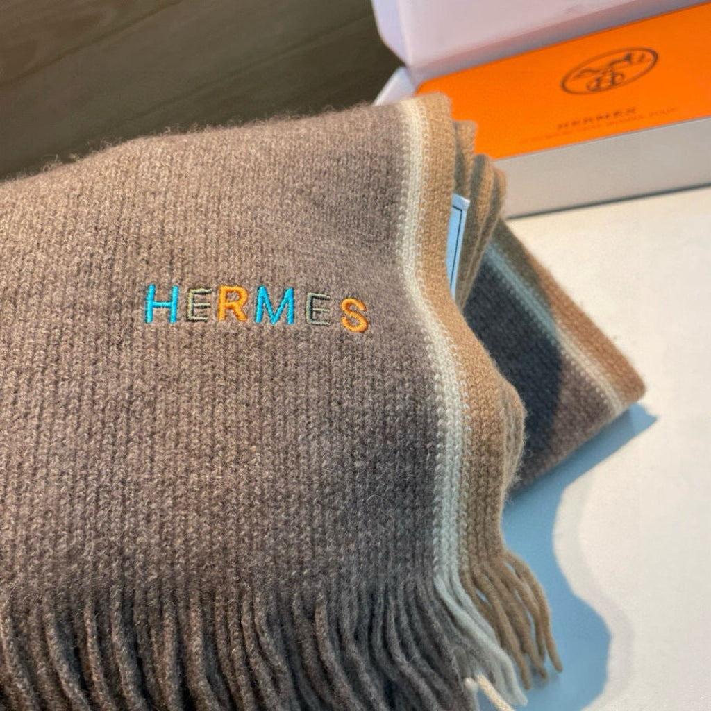 HERMES HERMES 25S SCARF 180 IN CASERE 989876