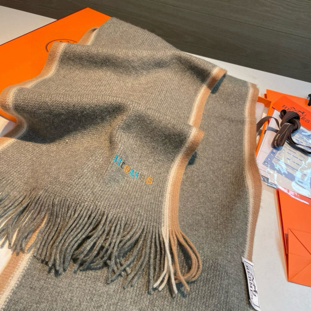 HERMES HERMES 25S SCARF 180 IN CASERE 989878