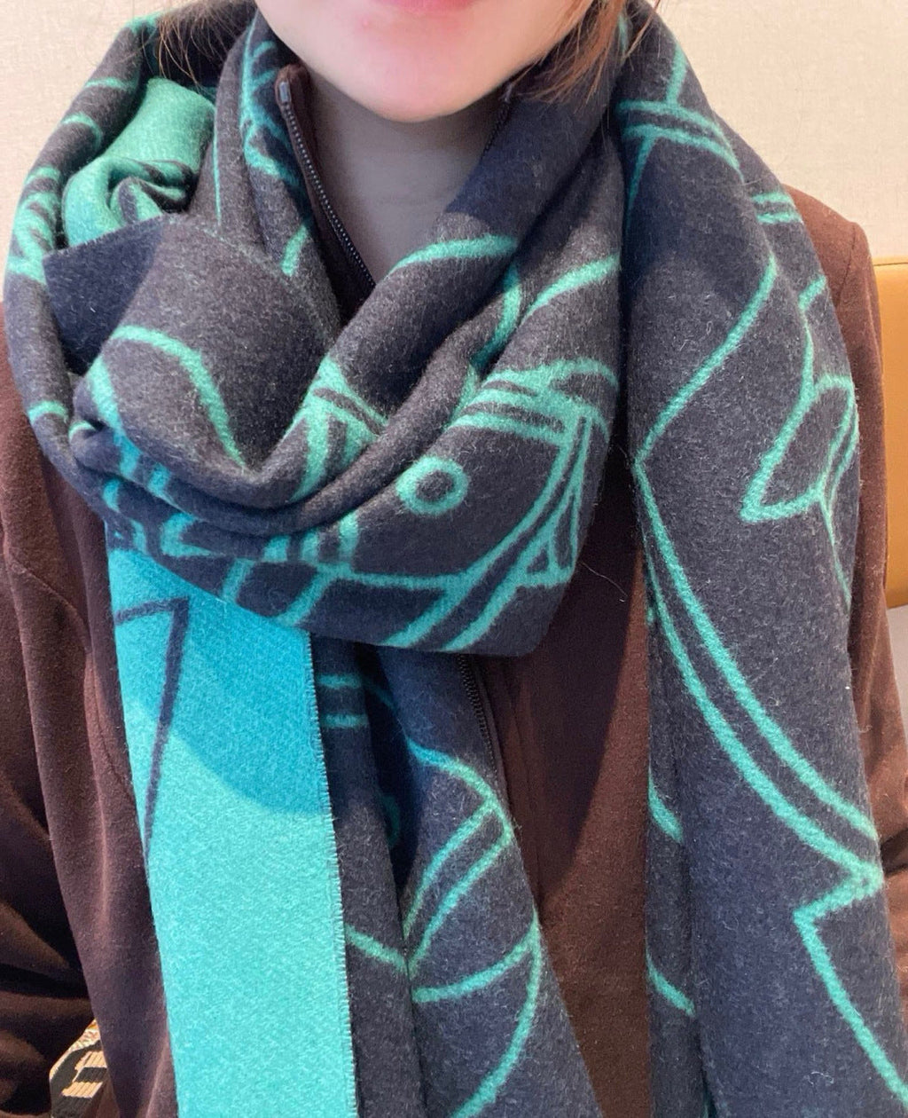 HERMES HERMES 25S SCARF 195 IN CASERE 989850