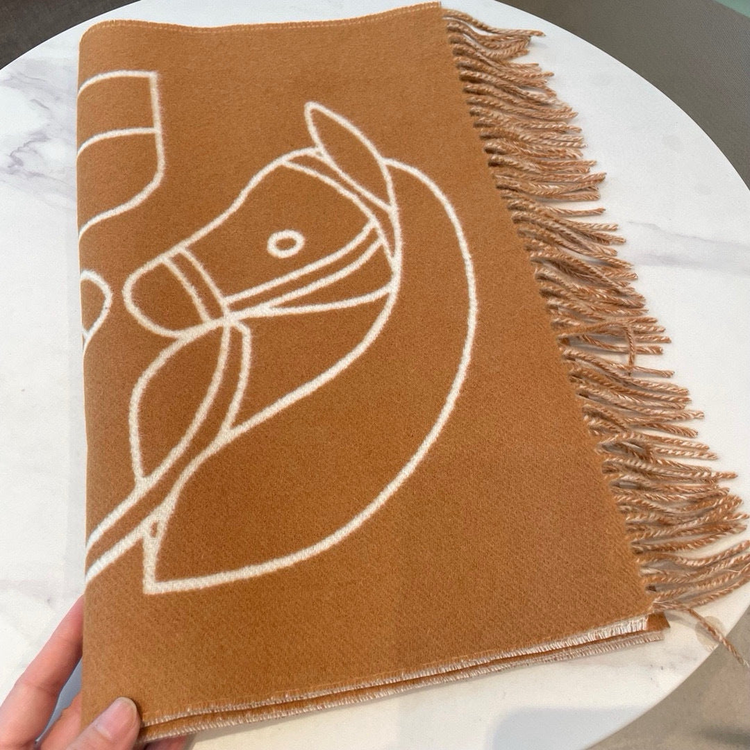 HERMES HERMES 25S SCARF 195 IN CASERE 989851