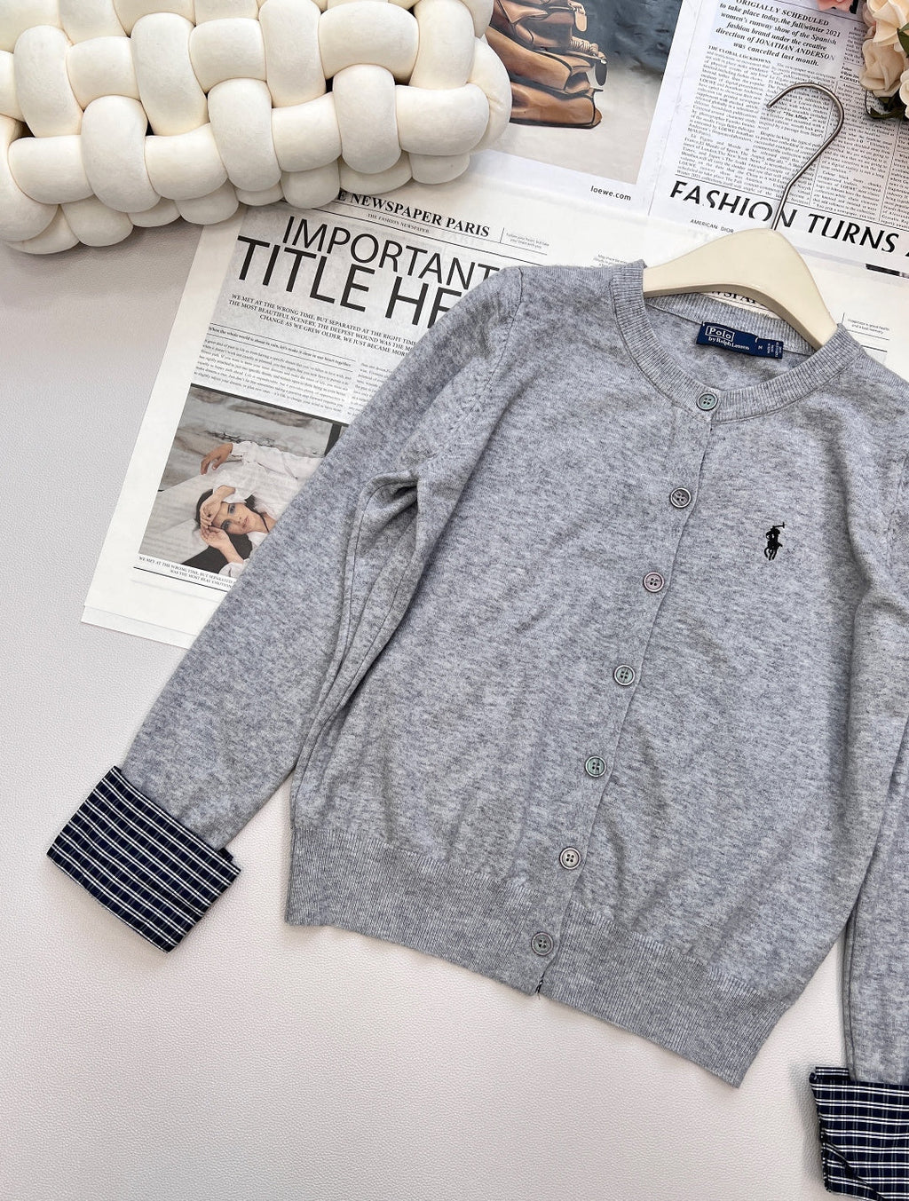 RALPH LAUREN CARDIGAN STYLE 186