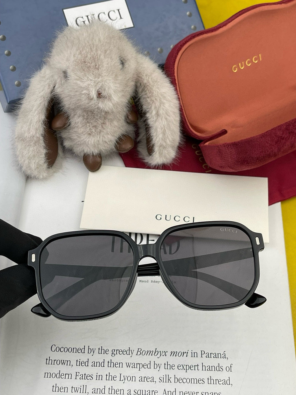 SQUARE FRAME SUNGLASSES G867 IN ACETATE