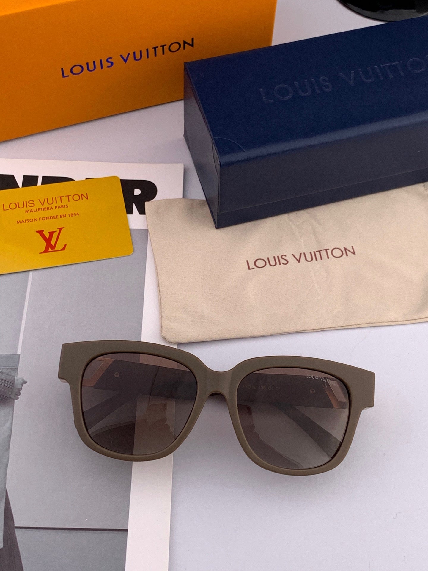 LOUIS VUITTON CAT EYE SUNGLASSES L5516 IN ACETATE