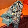 HERMES HERMES 25S SCARF 200 IN CASERE SILK 732071