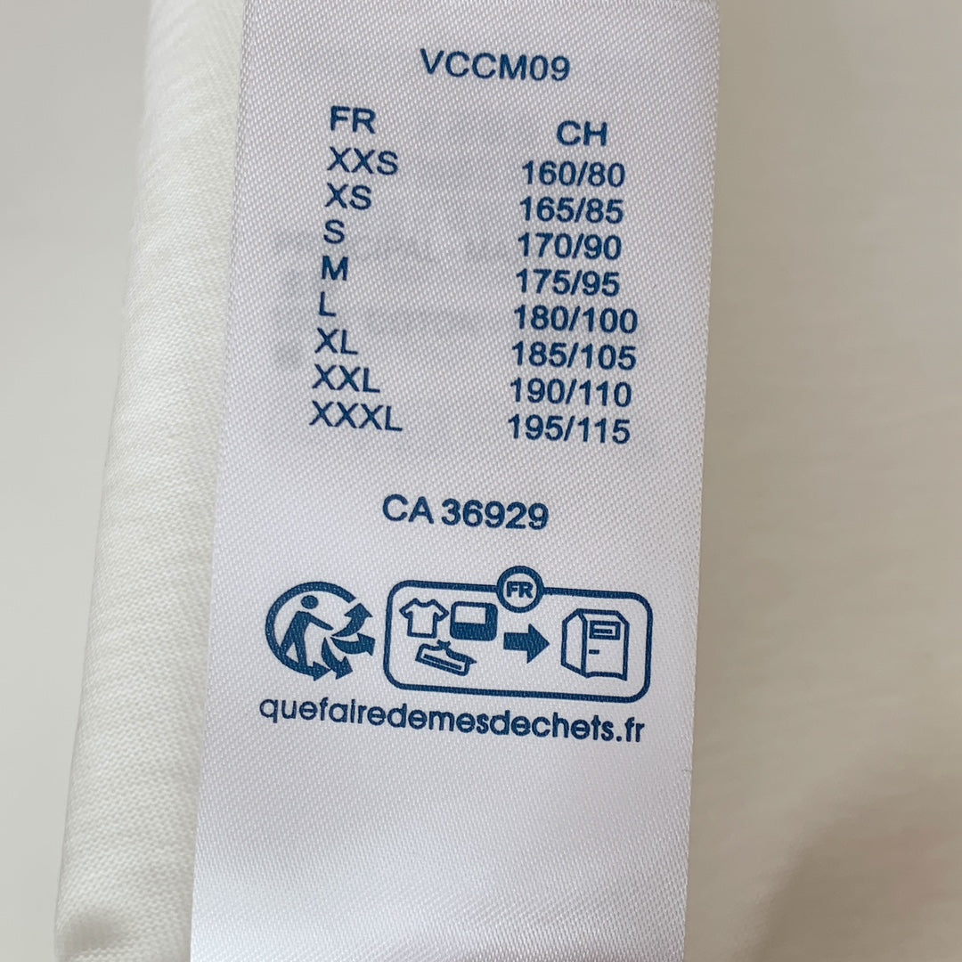 LOUIS VUITTON LV T-SHIRT COLORFUL LOGO IN WHITE COTTON 238876
