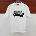 LOUIS VUITTON LV T-SHIRT EMBROIDERED LOGO IN WHITE COTTON 238878
