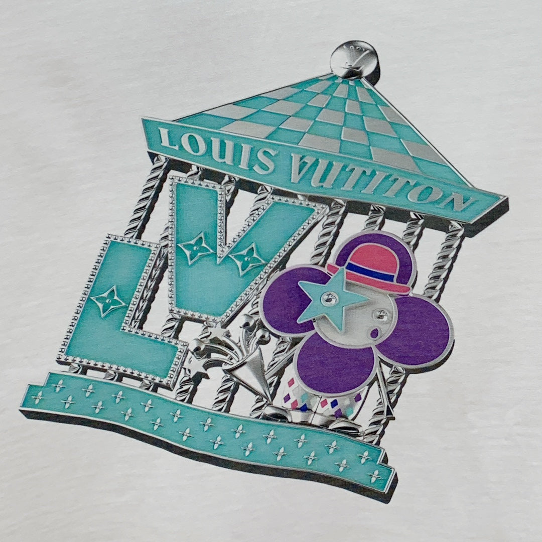 LOUIS VUITTON LV WHITE PURE COTTON T-SHIRT 238882