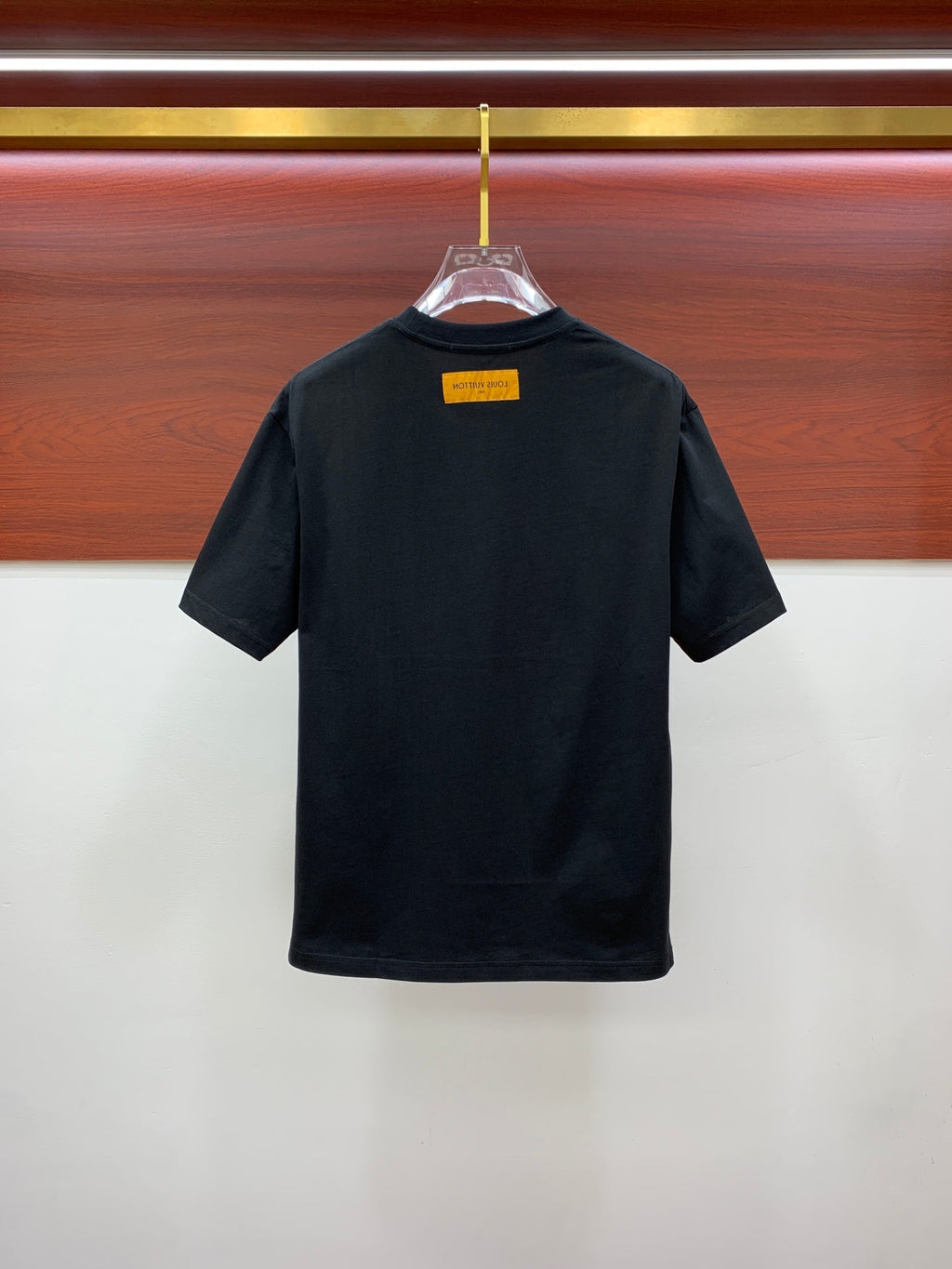 LOUIS VUITTON LV BLACK PURE COTTON T-SHIRT 238883