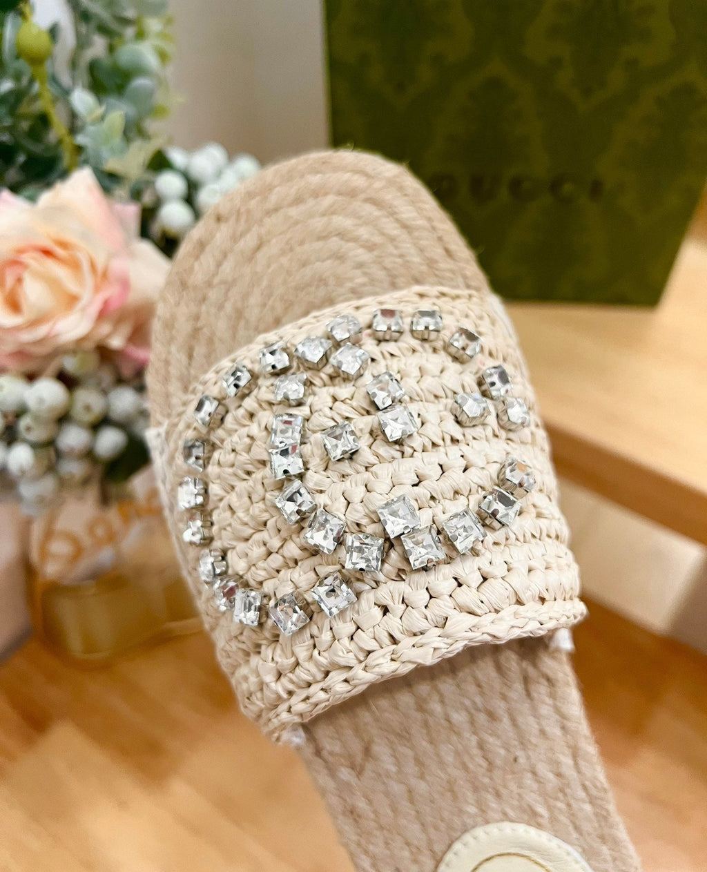 GUCCI Casual Style Logo Sandals Beige