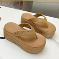 GUCCI THONG PLATFORM 5 CM IN CIDER BROWN IMPORTED TPU