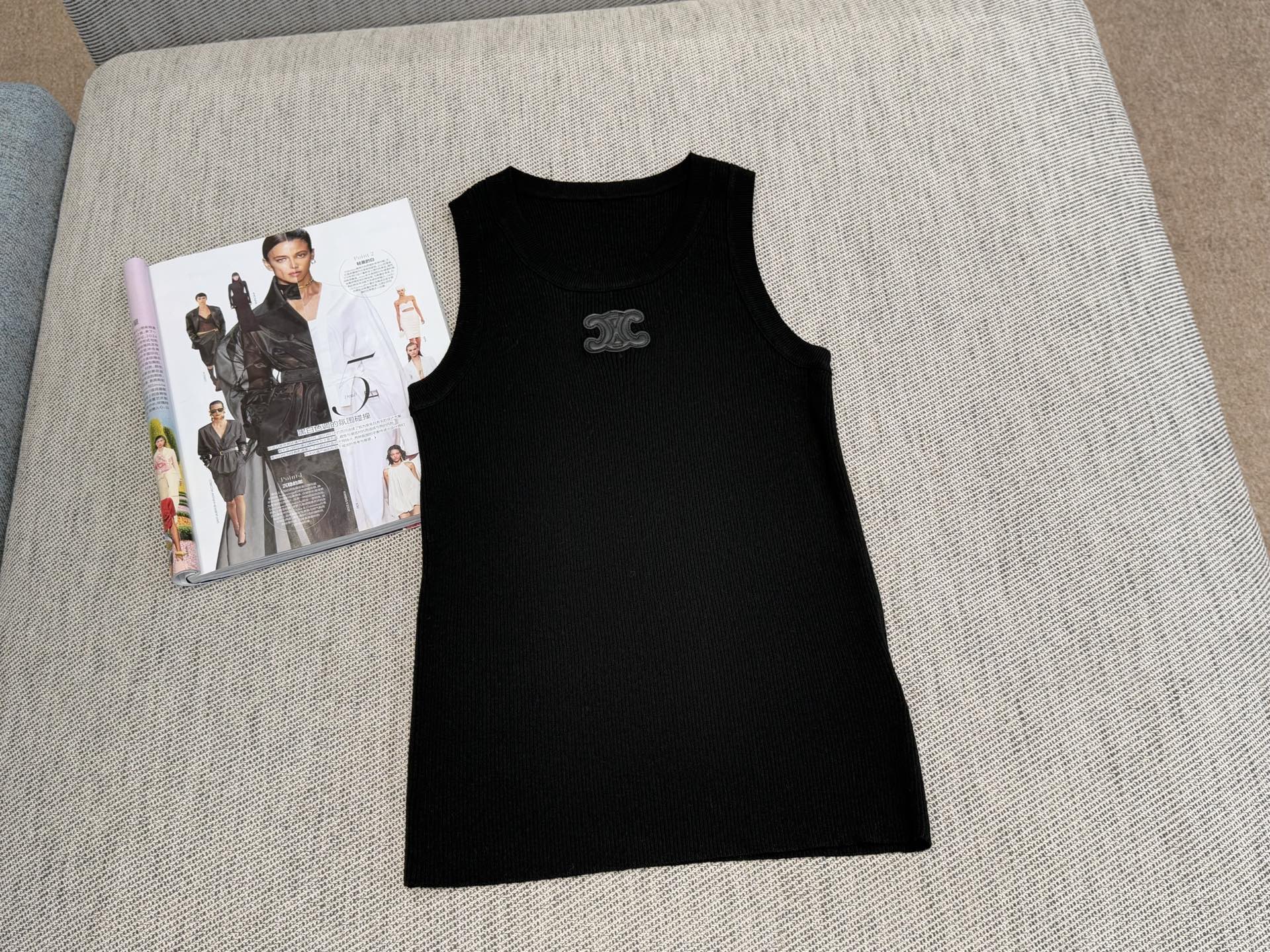 CELINE Celine Tank Top Tencel Fabric 232711