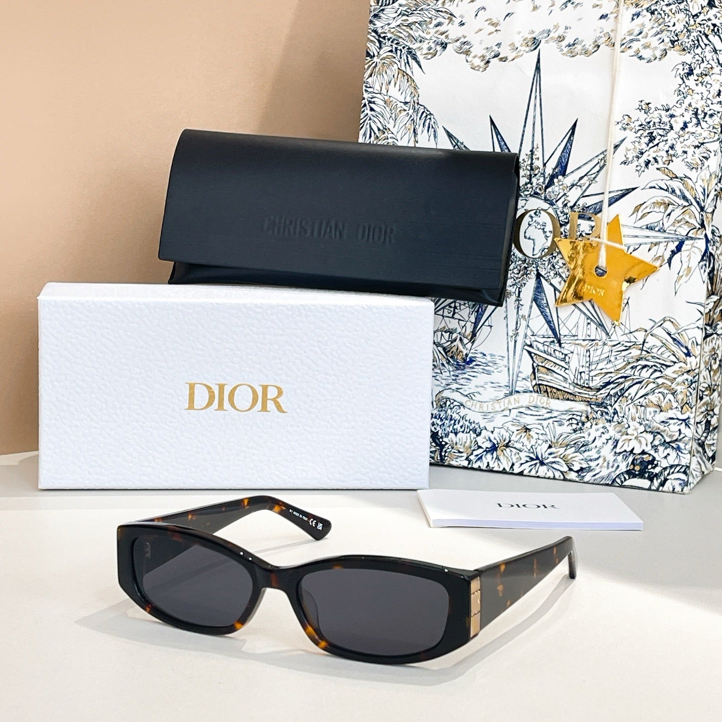DIOR MONTAIGNE SUNGLASS GLOW S1I IN ACETATE