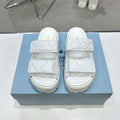 PRADA STRAP SANLS 55MM IN WHITE CALFSKIN