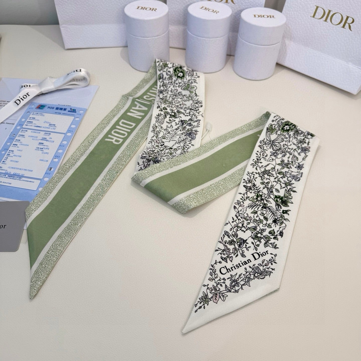 DIOR RIBBON IN SILK 591423