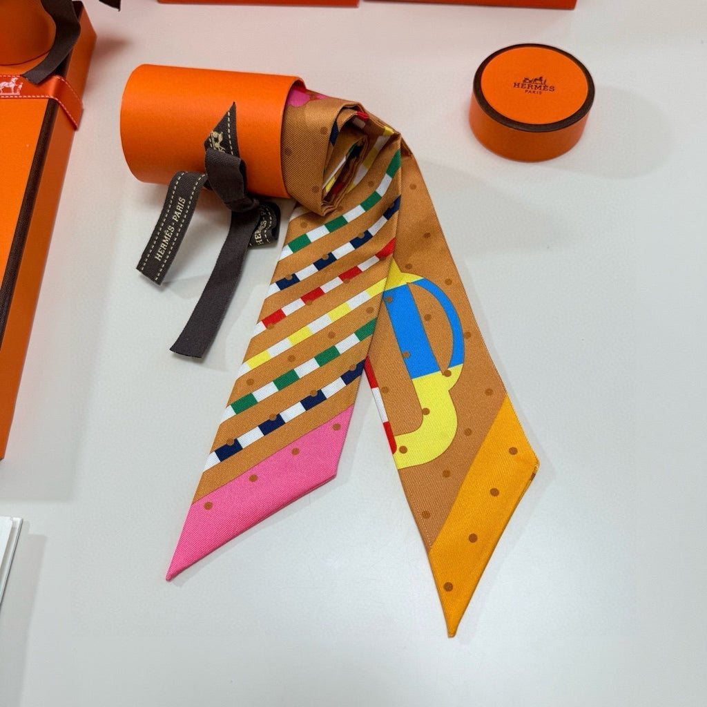 HERMES HERMES 25S SCARF TWILLY 86 IN SILK 987339