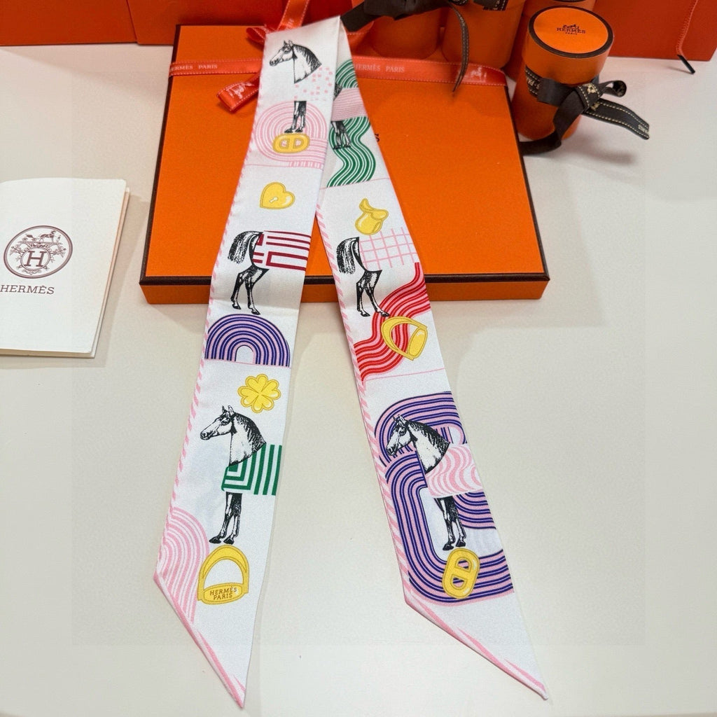 HERMES HERMES 25S SCARF TWILLY 86 IN SILK 987341