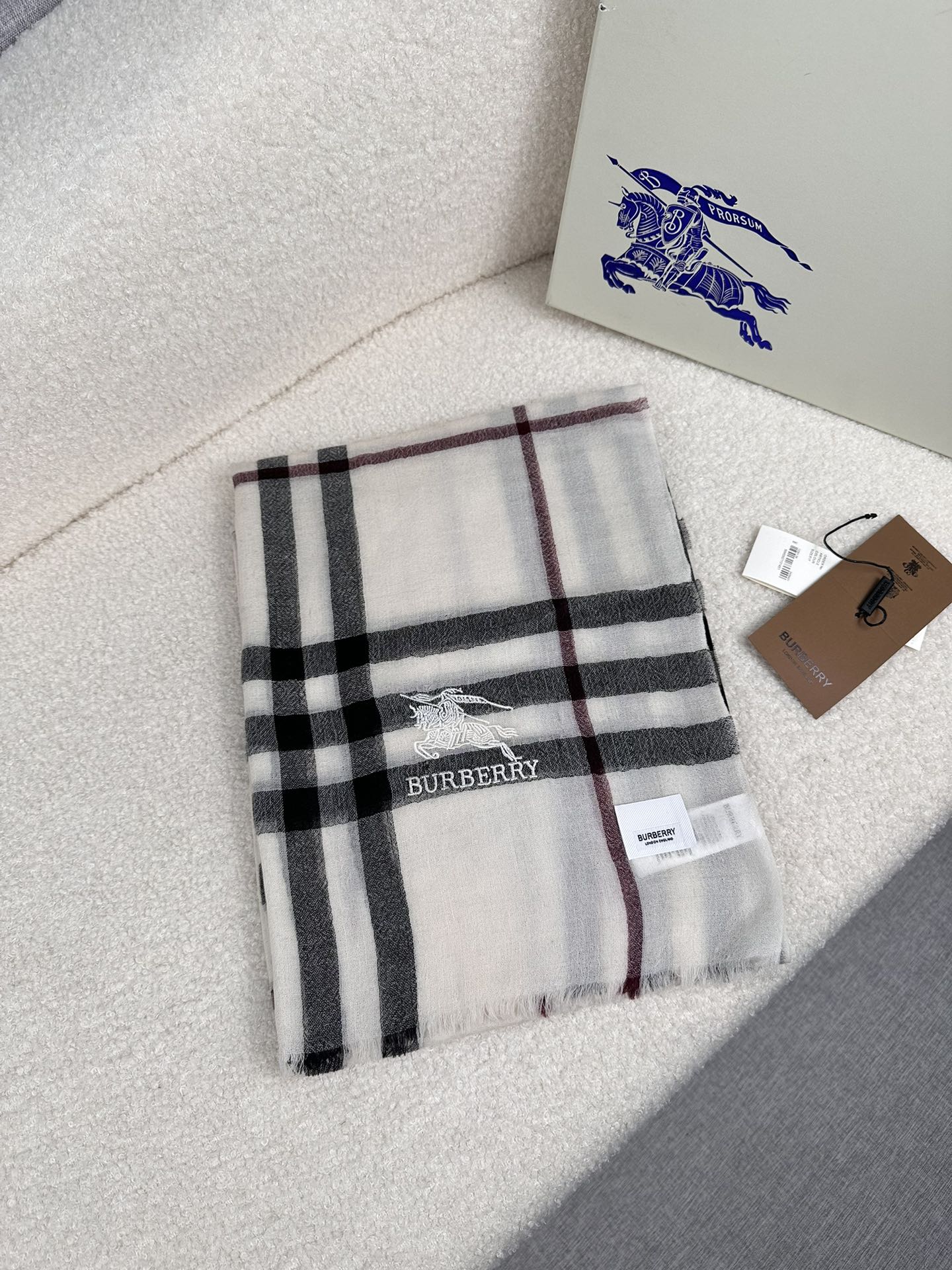 BBR SCARF 220 CM IN CASHMERE 490971