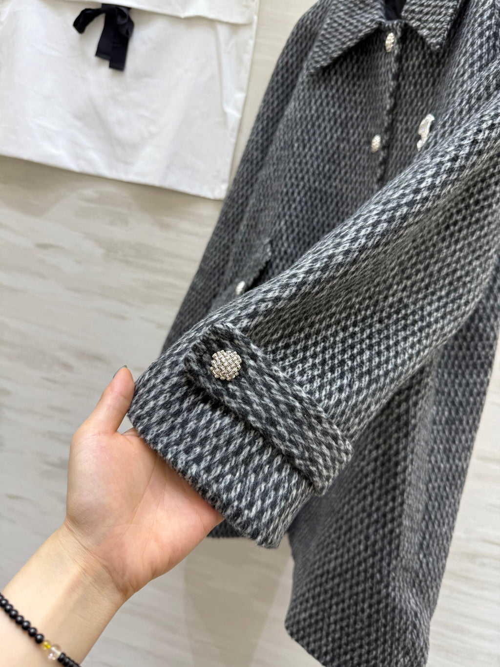 CHANEL 25S ALPACA COAT 267