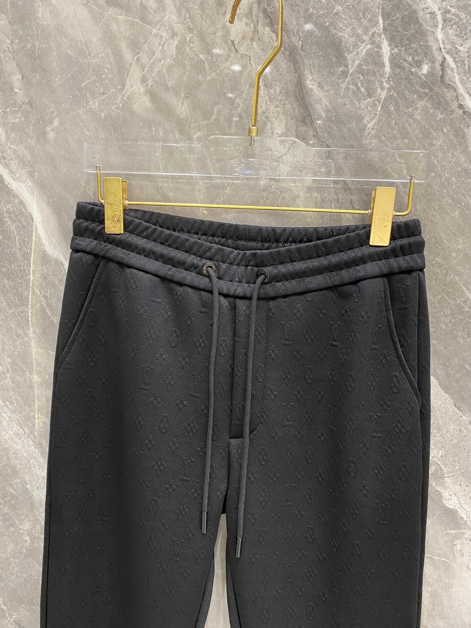 LOUIS VUITTON LV BLACK TROUSERS 239481