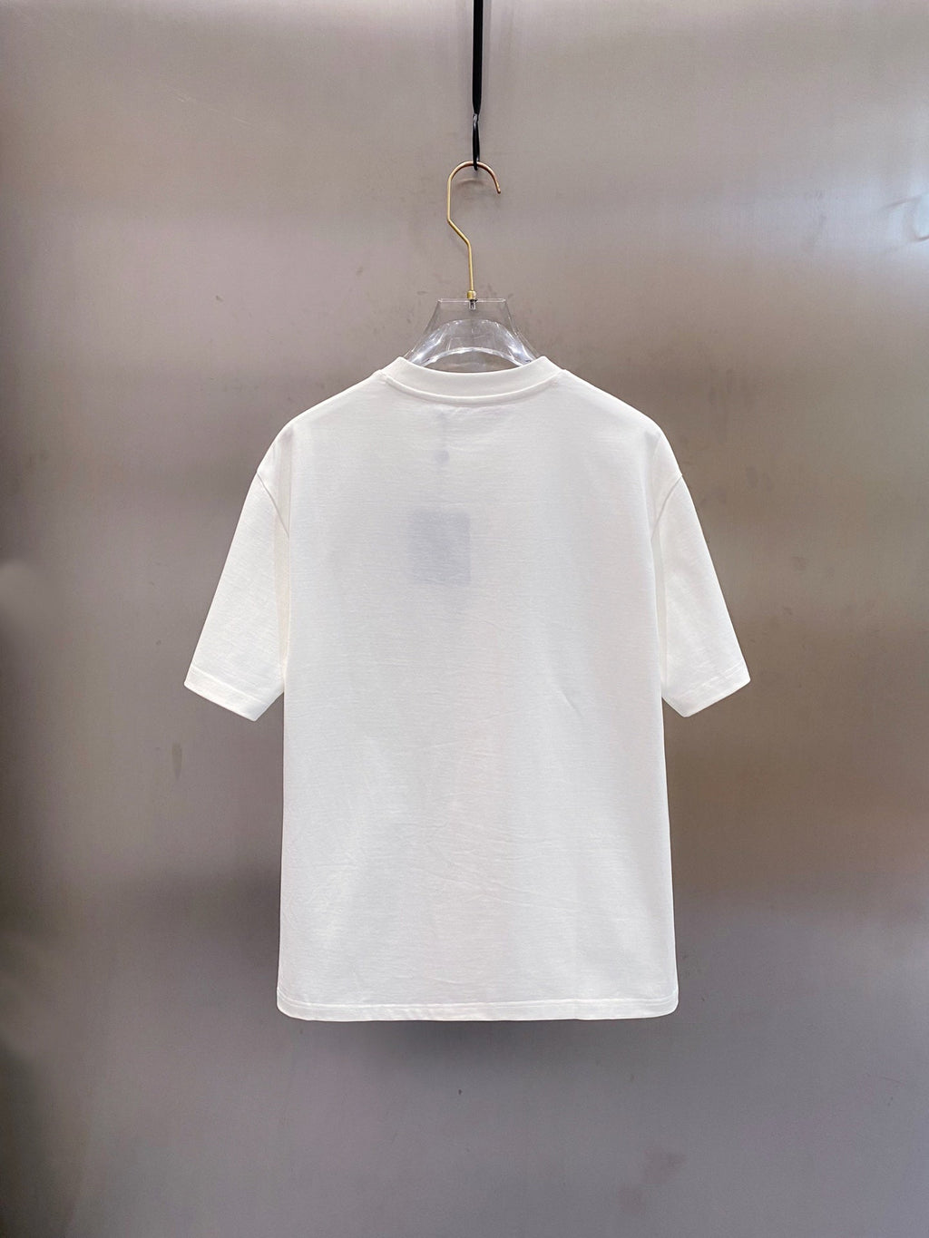LOUIS VUITTON LV T-SHIRT IN WHITE COTTON RED LOGO 238834