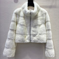 DIOR 25S SHORT VELVET MINK COAT 573