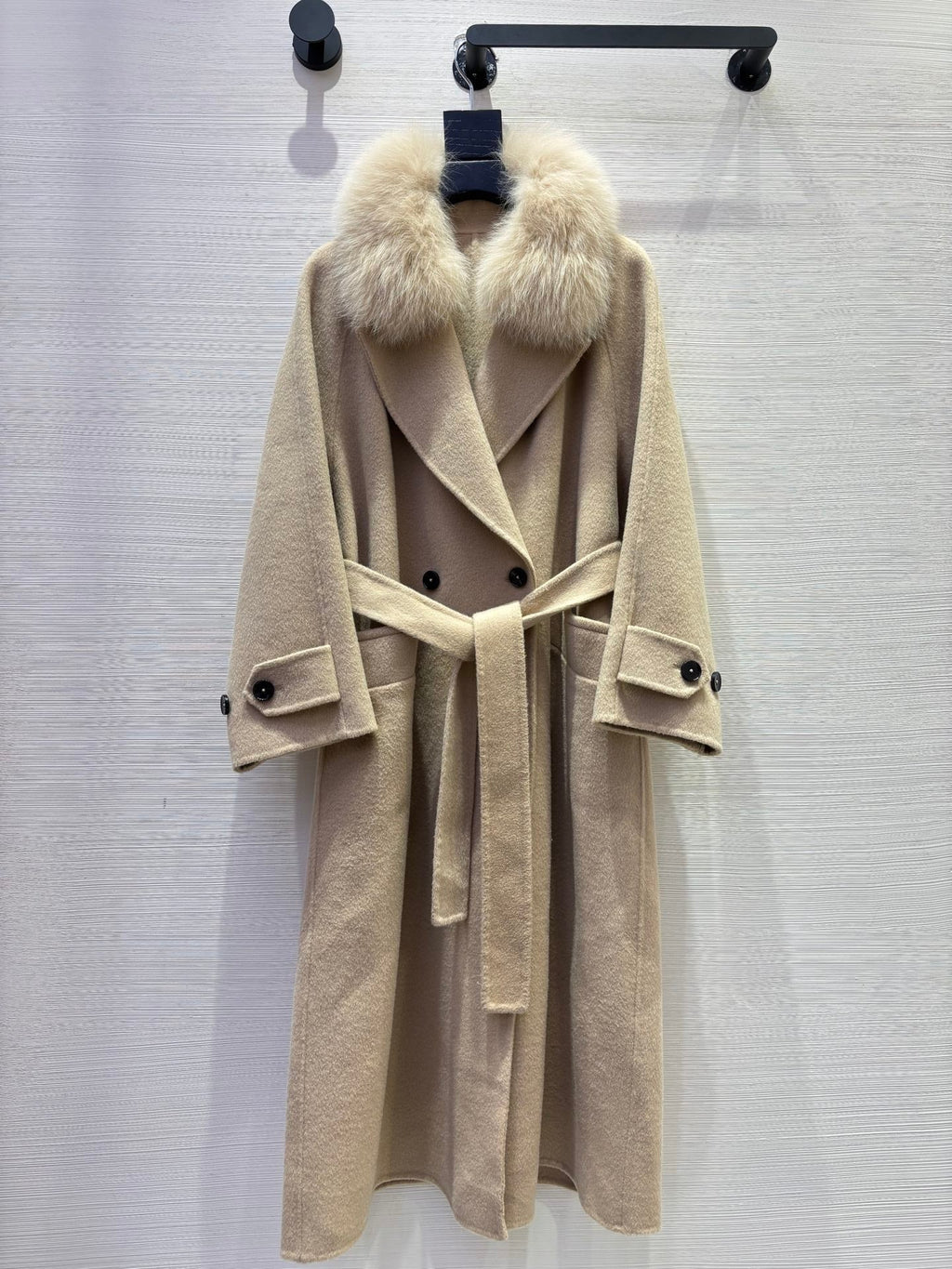 MAX MARA 25S DOUBLE-FACED CASHMERE COAT 055