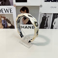 CHANEL HAIRBAND  LOGO WHITE FOR WOMEN 151339