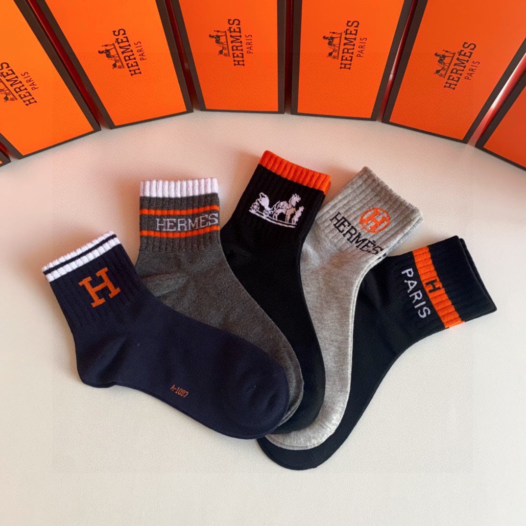 HERMES LOW-CUT SOCKS 274600 (1 BOX)