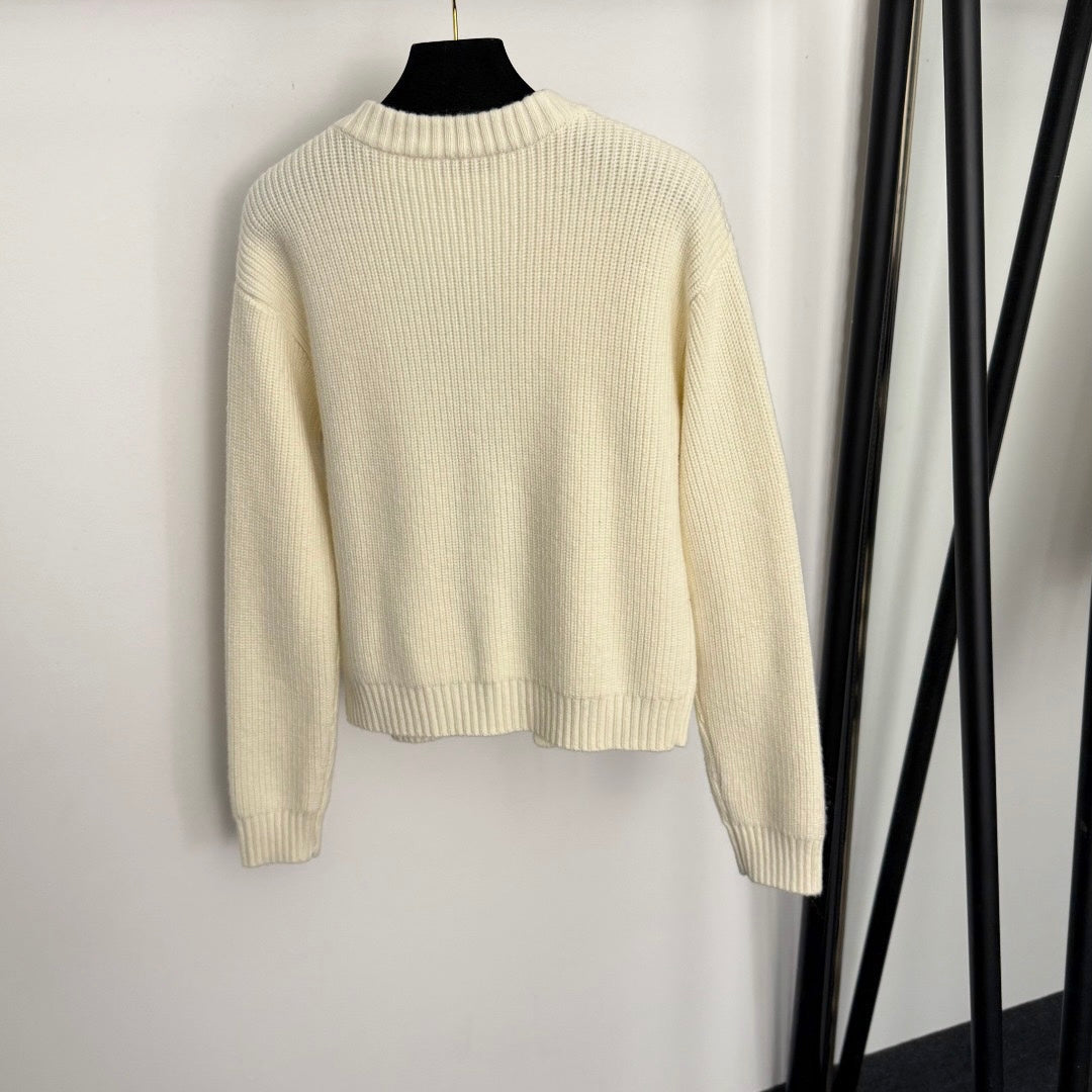 LOUIS VUITTON LV 25S WOOL CARDIGAN 0033