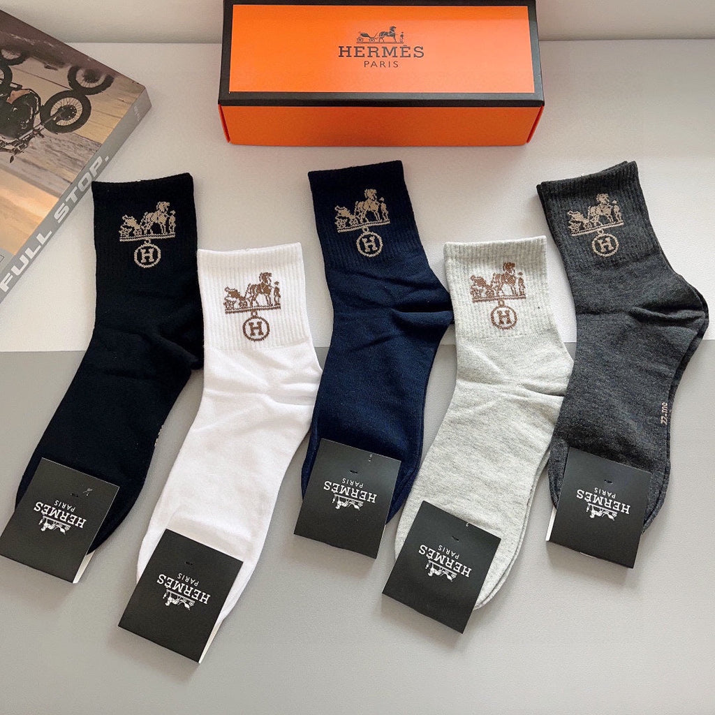HERMES ANKLE SOCKS 416160 (1 BOX)